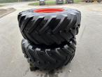 2stk Michelin 620/75-R30 hjul 5