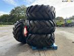 4 stk. Michelin 620/70-R26 hjul 6