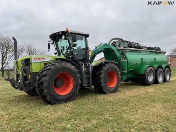 Claas Xerion 3300 Trac med Samson PG 25... 