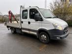 Iveco Daily 35c D ladbil med HMF kran 17