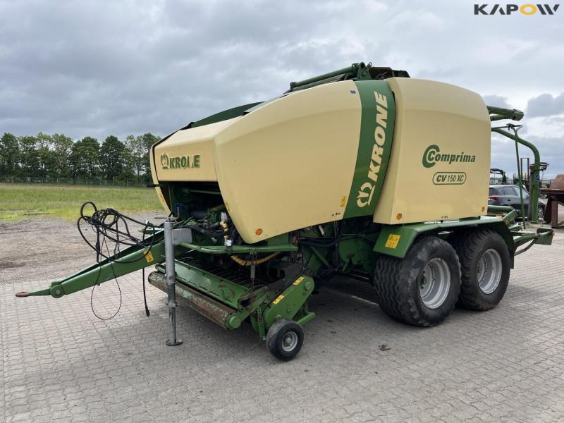 Krone Comprima CV150XC rundballepresser med indpakker 1