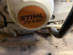 Stihl TS420 kapsav og ALMI fliseklipper 10