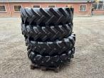 2 pieces tires & 2 pcs. 16.9-R38 twin wheels 4