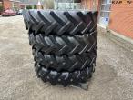 2 pieces tires & 2 pcs. 16.9-R38 twin wheels 6