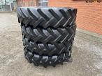 2 pieces tires & 2 pcs. 16.9-R38 twin wheels 7