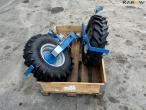 2 pieces Trelleborg 7.0/12 wheels 4