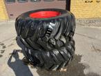 2 pcs Trelleborg 600/55-26.5 wheels 2