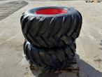 2 pcs Trelleborg 600/55-26.5 wheels 6