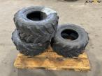 3 pcs. 320/60-12 tires 3