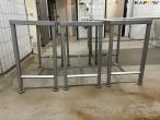 3 pcs. stainless steel tables 6