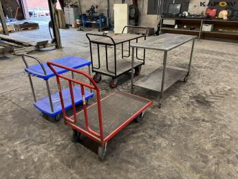 4 pcs. Rolling Tables