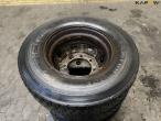 4 pieces 285/70-R19.5 truck wheels 9