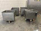 4 pieces Meat carriages 5