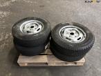 4 pieces 215/75-R16 tires 6