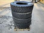 4 pcs Goodyear 315/80-R22.5 tyres 8