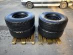 4 pcs Trakmila 385/65-R22.5 wheels 8