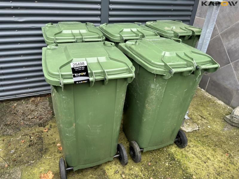 Waste bins 240 liters 5 pcs 1