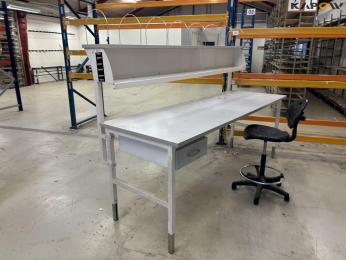 Work table with chair