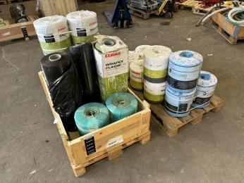 Bale twine and wrapping foil