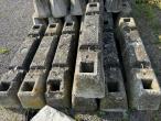 Concrete barrier blocks 7 pcs 6