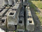 Concrete barrier blocks 7 pcs 9