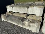 Concrete barrier blocks 10 pcs 1