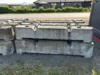 Concrete barrier blocks 10 pcs 6