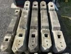 Concrete barrier blocks 10 pcs 7