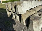 Concrete barrier blocks 10 pcs 9