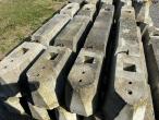 Concrete barrier blocks 10 pcs 10