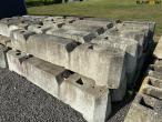 Concrete barrier blocks 7 pcs 1