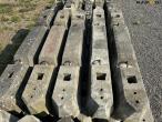 Concrete barrier blocks 7 pcs 4