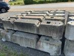 Concrete barrier blocks 7 pcs 5