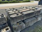 Concrete barrier blocks 7 pcs 7