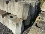 Concrete barrier blocks 7 pcs 9