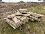 Concrete blocks, counterweights and granite curbs 29