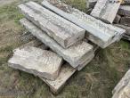 Concrete blocks, counterweights and granite curbs 36