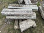 Concrete blocks, counterweights and granite curbs 37