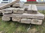 Concrete blocks, counterweights and granite curbs 42