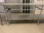 Tables 2 pcs partially stainless steel 7