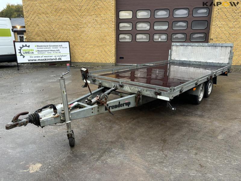 Brenderup 2-axle machine trailer 1