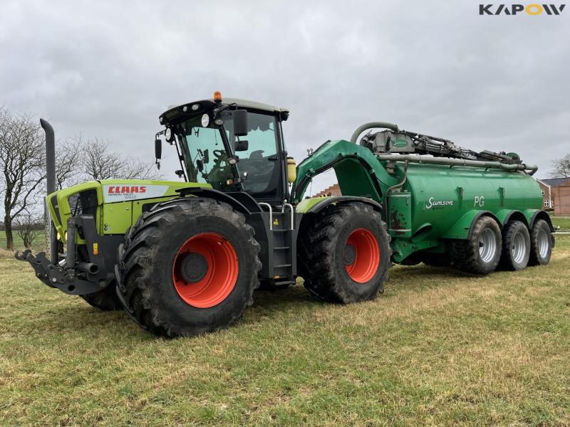 Claas Xerion 3300 Trac with Samson PG 25 manure wagon 1