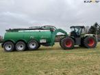 Claas Xerion 3300 Trac with Samson PG 25 manure wagon 4