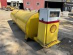 Diesel tank 4000 liters Shell pump with counter 3