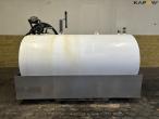 Diesel tank with waste tray 2