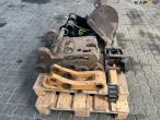 Various excavator hitch and shovel 2