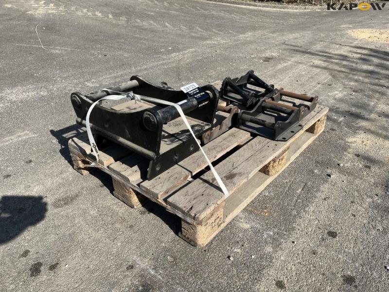 Various hitches for digger buckets 1