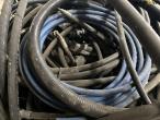 Various hydraulic hoses 11