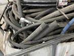 Various hydraulic hoses 14