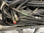 Various hydraulic hoses 15